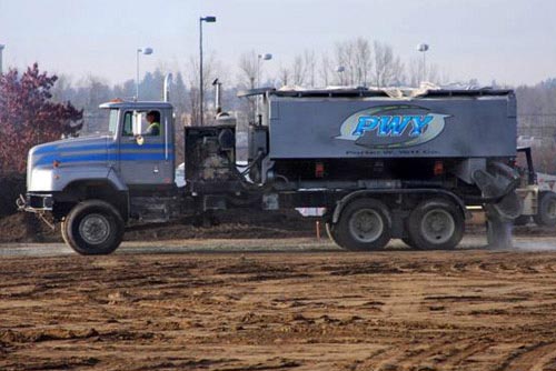 Truck Hauling Soil