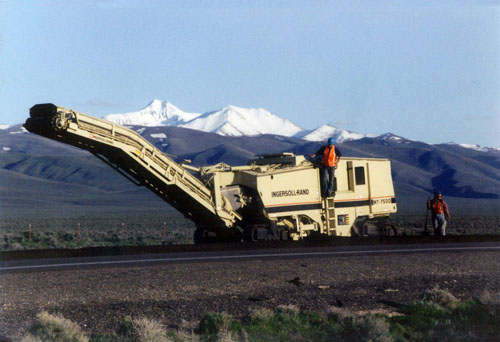 Contractor Working In a Scenic Landscape
